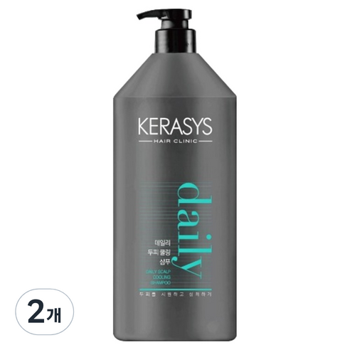 케라시스 데일리 두피 쿨링 샴푸, 2개, 1.5L