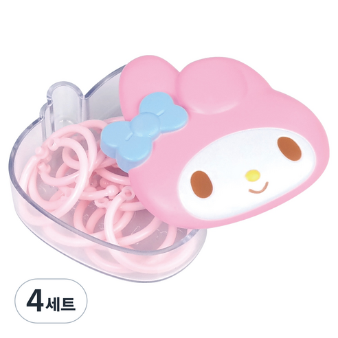 바이하츠 마이멜로디 플라스틱 카드링 중 15p 세트, 24mm, 4세트