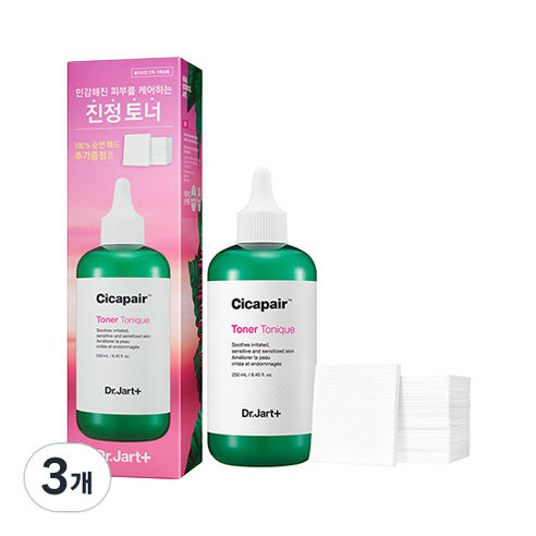 닥터자르트 시카페어 토너, 250ml, 3개