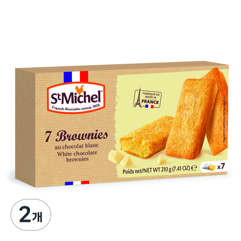생미쉘 화이트 브라우니, 210g, 2개