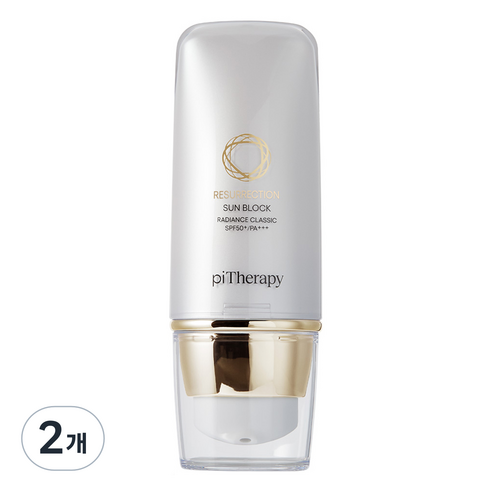 파이테라피 레저렉션 선블록 라디앙스 클래식 SPF50+ PA+++, 2개, 30ml