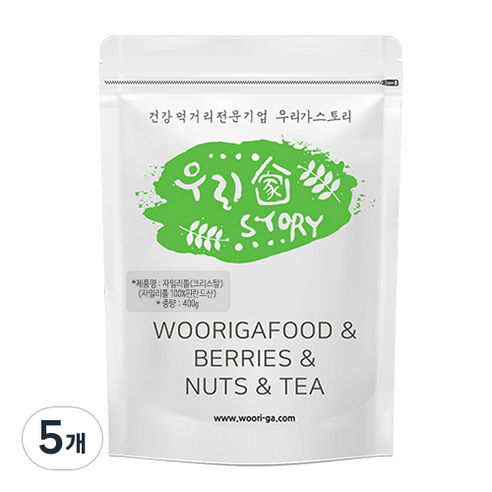 우리가스토리 자일리톨 크리스탈, 5개, 400g
