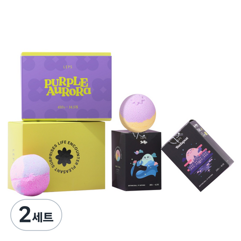 랩스밤 배쓰밤 퍼플오로라 2종 세트, 2세트