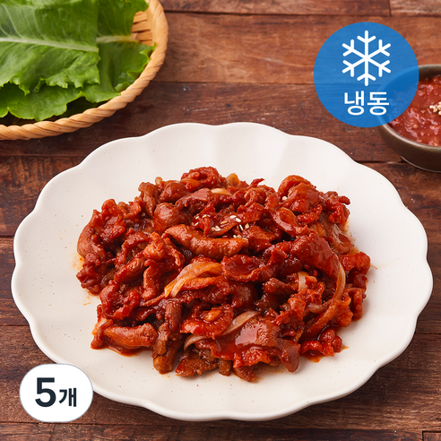 더오담 고추장양념 오리불고기 (냉동), 200g, 5개