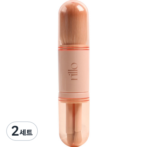 닐로 4 in 1 멀티 브러쉬 세트, 핑크, 2세트