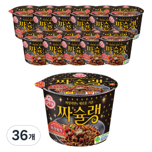 오뚜기 짜슐랭 용기 125g, 36개