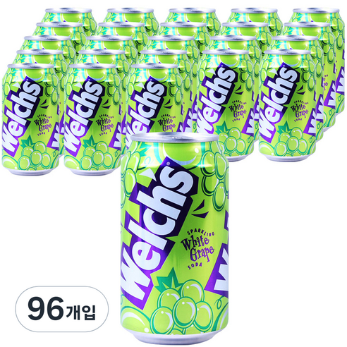 웰치스 청포도, 355ml, 96개입