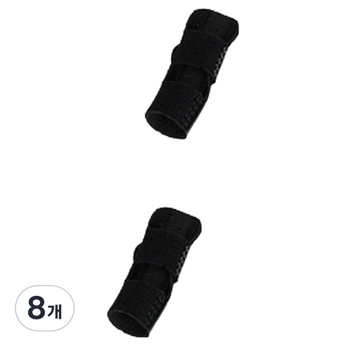 칼라 손가락 보호대 블랙, 8개