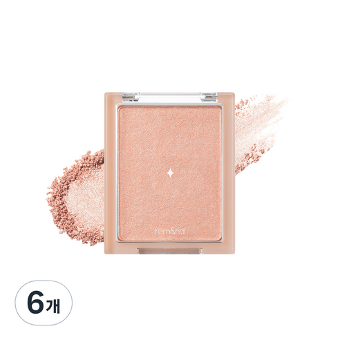 롬앤 시스루 베일라이터, 01 선 키스드 베일, 5.5g, 6개