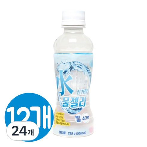 워터젤리 소다맛, 24개, 235g