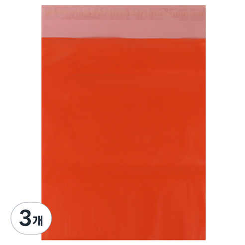 아이엔피 LDPE 택배봉투 오렌지 25p, 3개