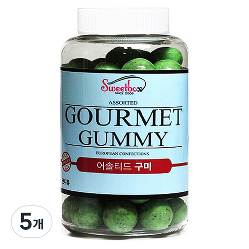 스위트박스 민트 앤 초코칩 말트볼 초콜릿, 300g, 5개