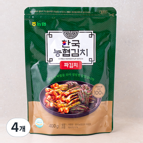 한국농협김치 파김치, 400g, 4개