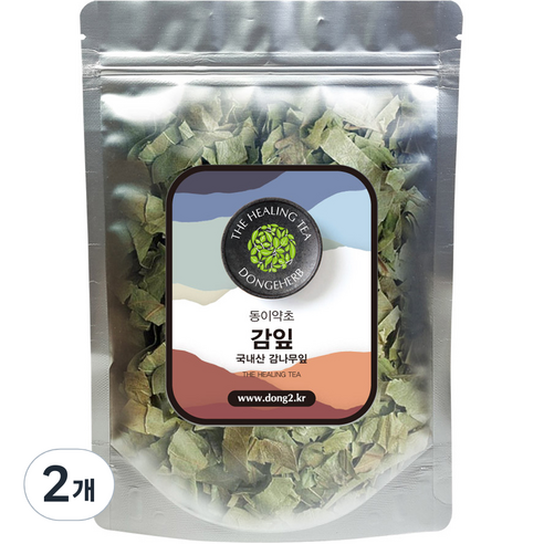 동이약초 국내산 감잎 시엽, 150g, 2개