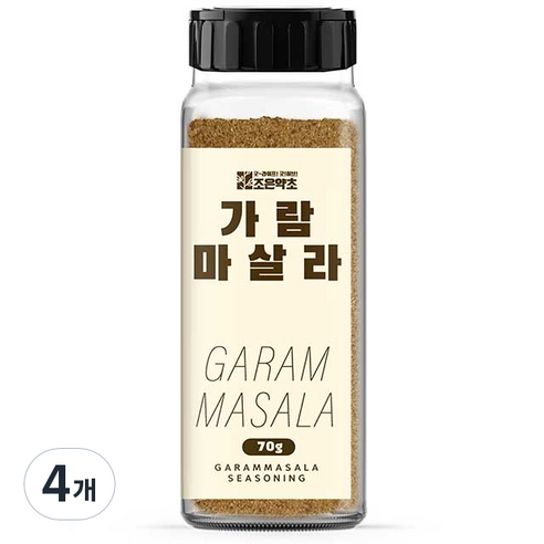 조은약초 가람마살라, 70g, 4개