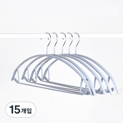 메종디망쉬 다용도 논슬립 파스텔 옷걸이, 라벤더, 15개입