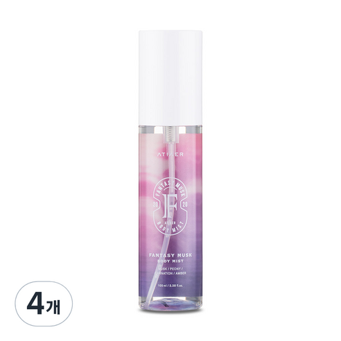 에티에르 판타지 머스크 바디미스트, 4개, 100ml