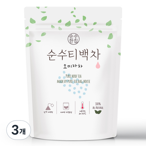 순수한집 오미자차 삼각티백, 1g, 50개입, 3개
