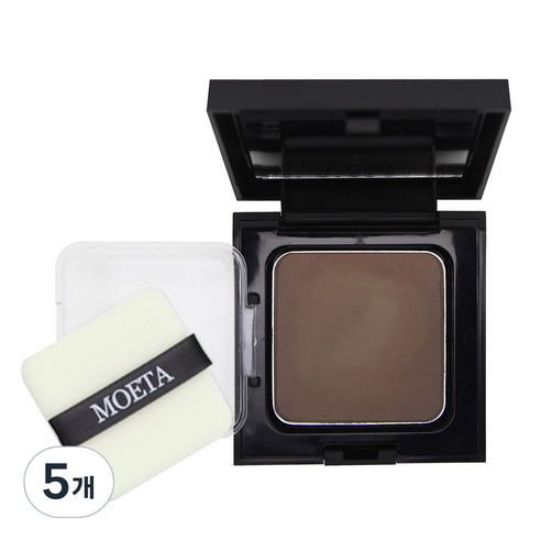 모에타 헤어 쉐도우 흑채 12g, 갈색, 5개