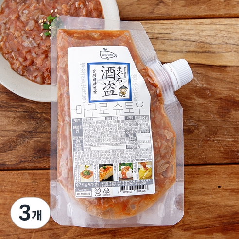 고래미 마구로 슈토우, 3개, 300g