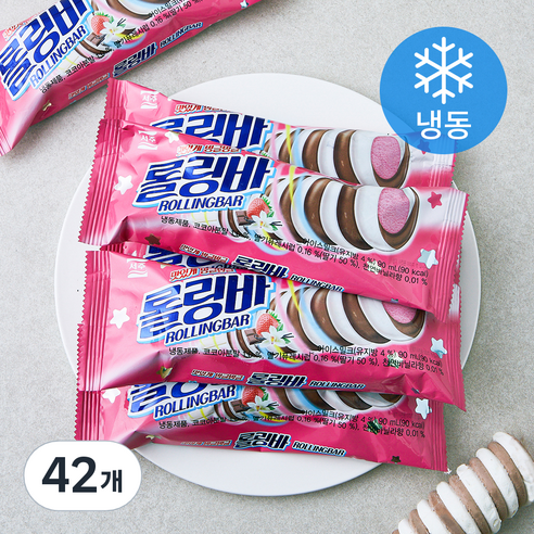 서주 롤링바 (냉동), 42개, 1개입, 90ml