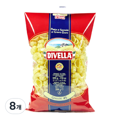 디벨라 뇨끼 파스타, 500g, 8개
