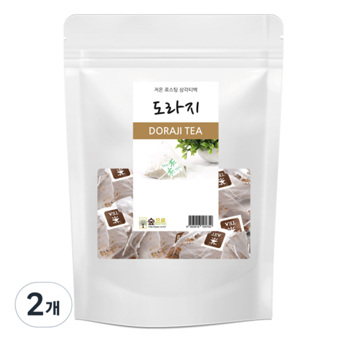 숲으로허브 도라지 삼각티백, 1g, 100개입, 2개