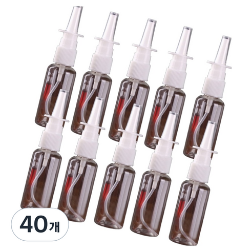 포근상점 코스프레이 식염수 세척 공병 투명 30ml, 40개