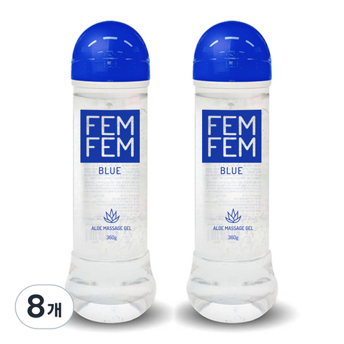 펨펨 블루 알로에 마사지 젤, 360g, 8개