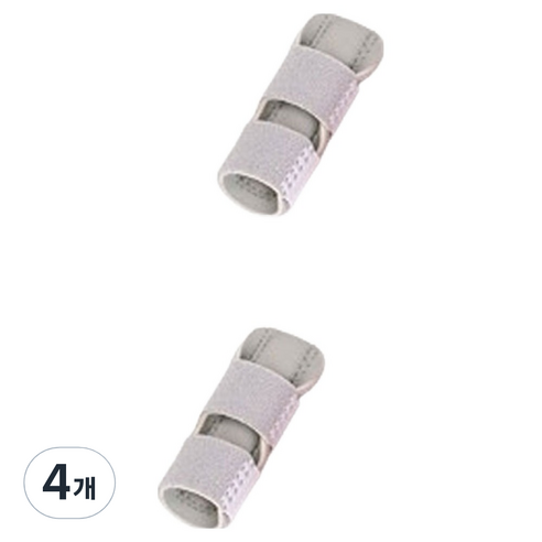 칼라 손가락 보호대 그레이, 4개