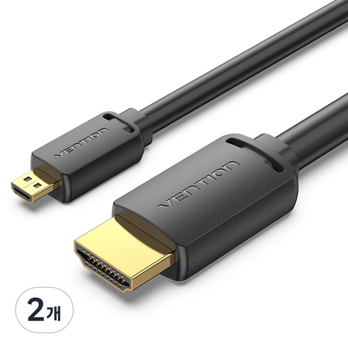 벤션 Micro HDMI to HDIM 2.0 케이블, 2개, 3m