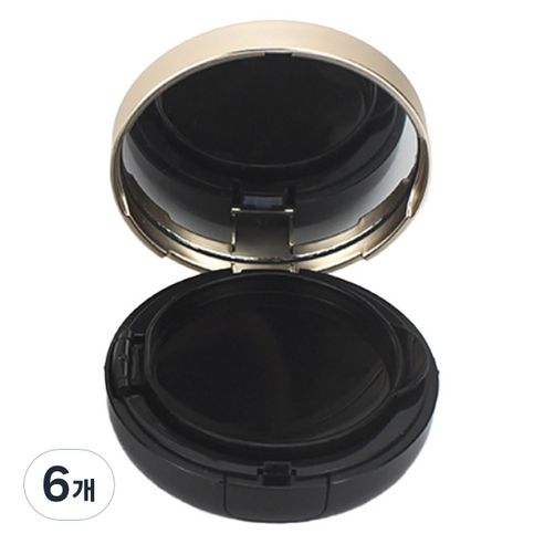 무아누 미니 쿠션 케이스 50 x 22 mm, 6개, 블랙