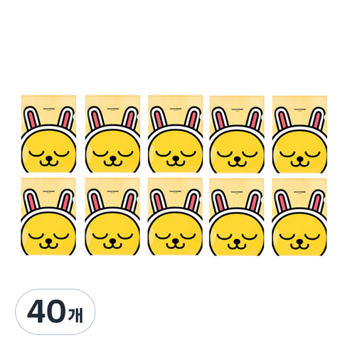 카카오프렌즈 L자 홀더 파일, 무지, 40개