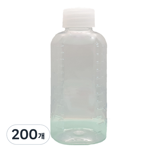 신도공업 일회용 단뚜껑 약병 PET 딱딱이 60cc, 200개
