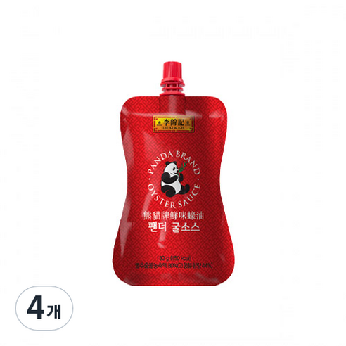 오뚜기 이금기 팬더 굴소스, 130g, 4개