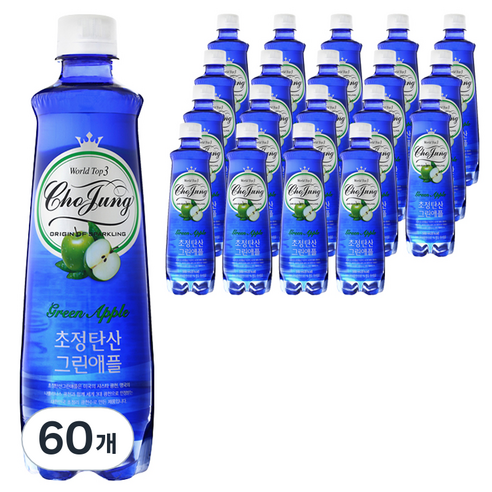 일화 초정탄산 그린애플, 500ml, 60개