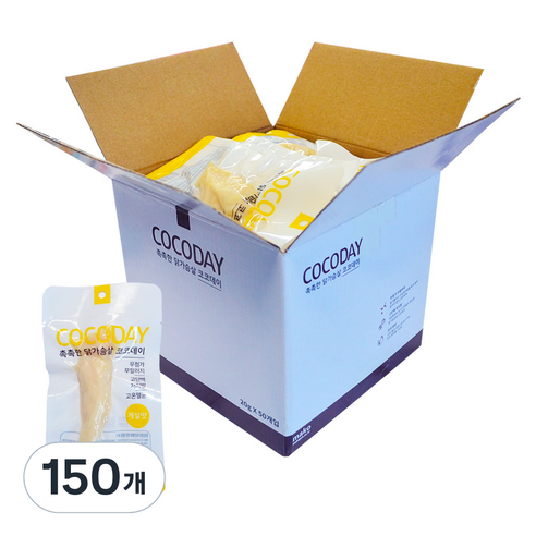 마코펫 고양이 촉촉한 닭가슴살 코코데이 간식, 게살맛, 20g, 150개