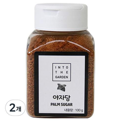 딜리셔스마켓 천연설탕 팜슈거 야자당, 100g, 2개