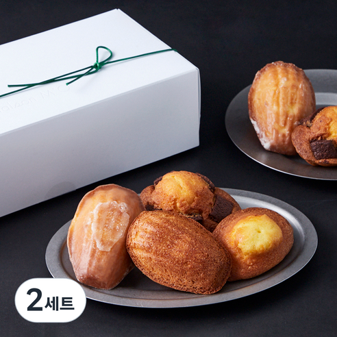 메종엠오 마들렌 30g x 3p + 마들렌 글라쎄 35g x 2p + 소금초코 마들렌 35g x 3p 선물세트, 2세트