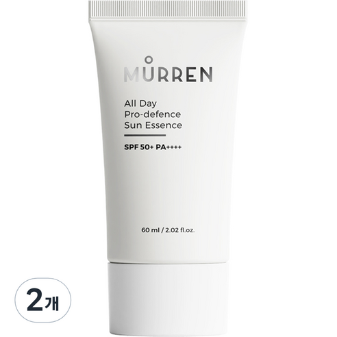 뮤렌 올데이 프로 디펜스 선 에센스 SPF50+ PA++++, 60ml, 2개