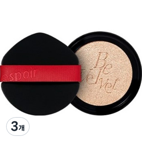 에스쁘아 비벨벳 커버 쿠션 뉴클래스 리필 13g, 베이지 BEIGE, 3개