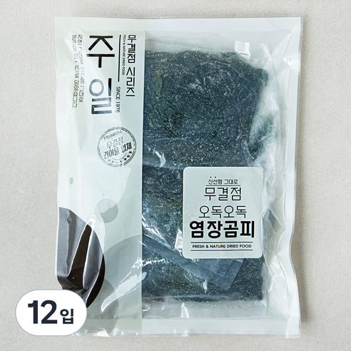 주일 무결점 오독오독 염장곰피, 200g, 12입
