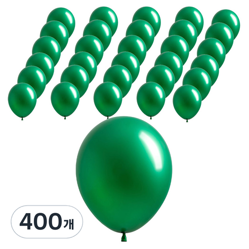조이벌룬 풍선 30cm, 펄포레스트그린, 400개