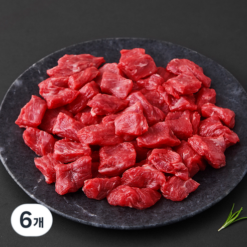 동원홈푸드 금천육우 국내산 양지 국거리용 (냉장), 500g, 6개