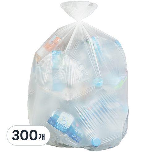 베로나 배접 쓰레기봉투 유백, 60L, 300개