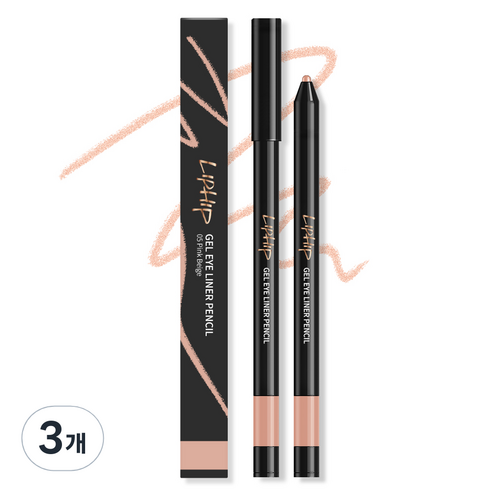 립힙 젤 아이라이너 펜슬 0.4g, 05핑크베이지, 3개