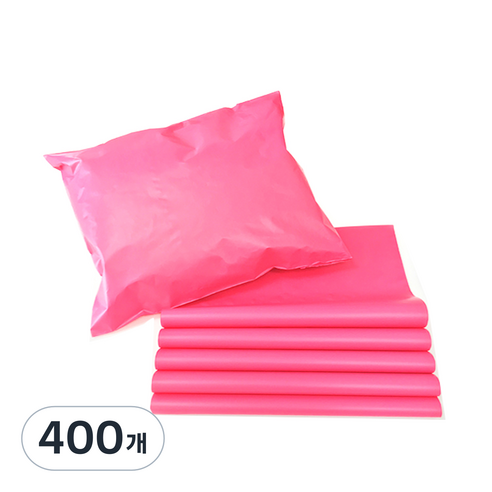 그린화학 택배봉투 핑크, 400개
