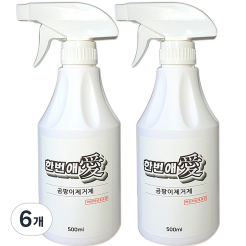 한번애 곰팡이 제거제, 500ml, 6개
