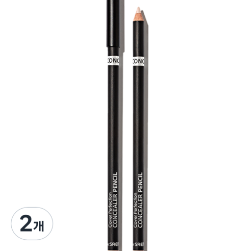 더샘 커버 퍼펙션 컨실러 펜슬 1.4g, 1.0 클리어 베이지, 2개
