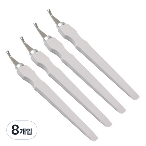 세븐스타 고급밀대 손톱큐티클제거용, 화이트, 8개